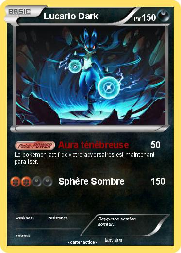Pokemon Lucario Dark