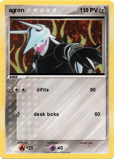 Pokemon agron