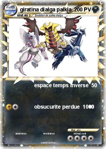 Pokemon giratina dialga palkia