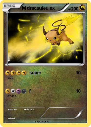 Pokemon M dracaufeu ex