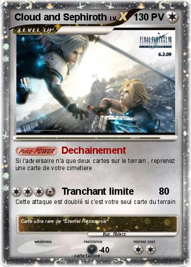 Pokemon Cloud and Sephiroth
