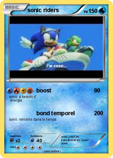 Pokemon sonic riders
