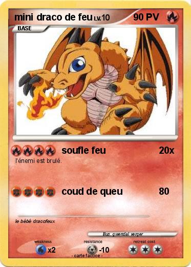 Pokemon mini draco de feu