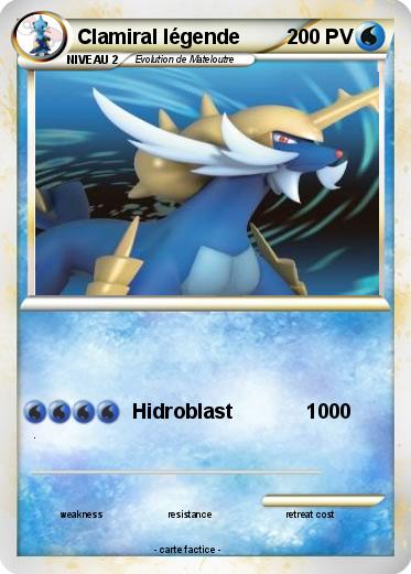 Pokemon Clamiral légende