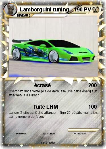 Pokemon Lamborguini tuning