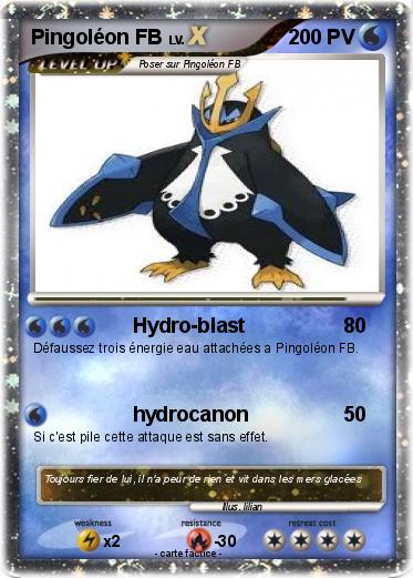 Pokemon Pingoléon FB