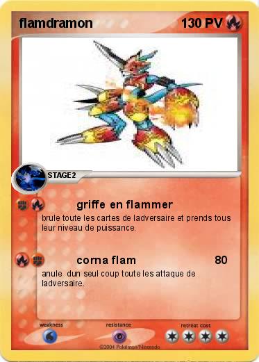 Pokemon flamdramon