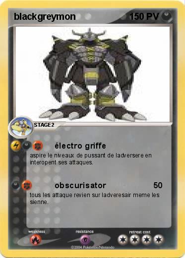 Pokemon blackgreymon