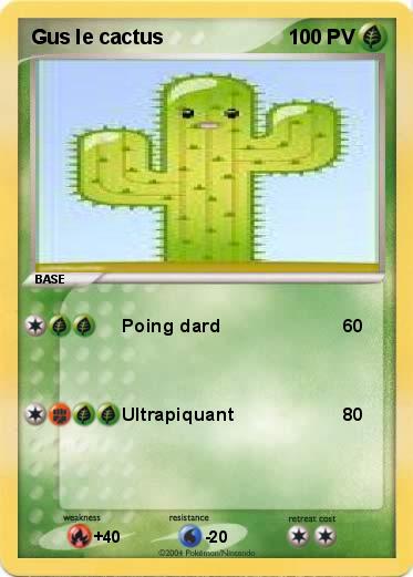 Pokemon Gus le cactus