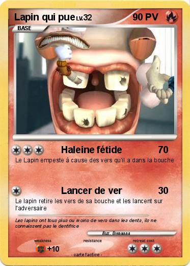 Pokemon Lapin qui pue