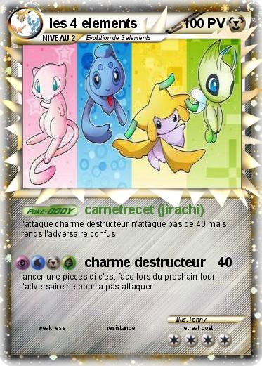 Pokemon les 4 elements