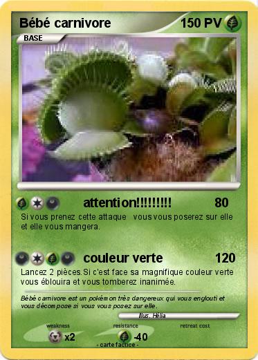 Pokemon Bébé carnivore