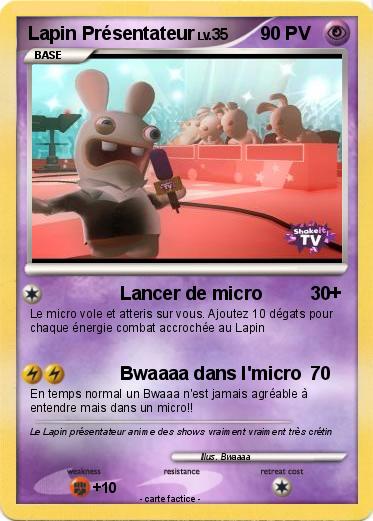 Pokemon Lapin Présentateur