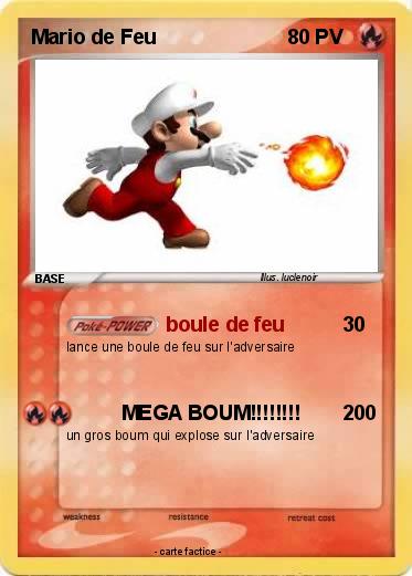 Pokemon Mario de Feu