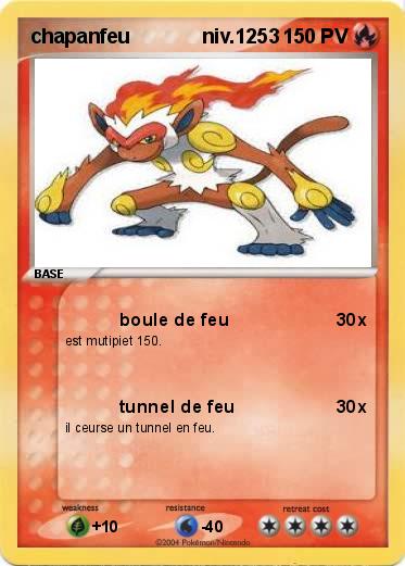 Pokemon chapanfeu             niv.1253