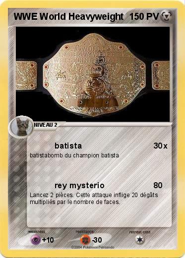 Pokemon WWE World Heavyweight
