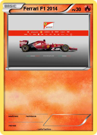 Pokemon Ferrari F1 2014