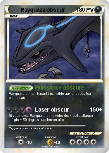 Pokemon Rayquaza obscur