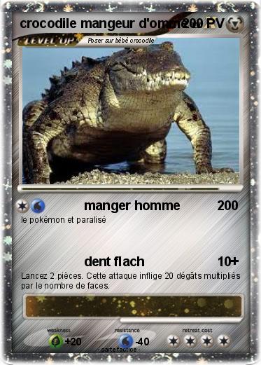 Pokemon crocodile mangeur d'omme