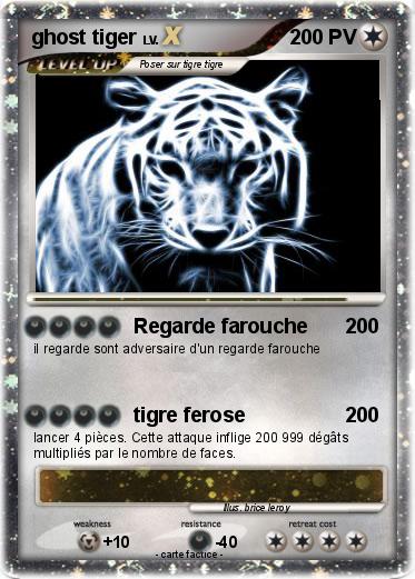 Pokemon ghost tiger