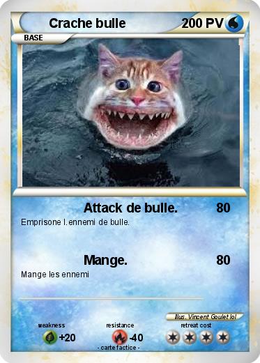 Pokemon Crache bulle