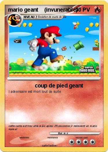Pokemon mario geant    (invunerable)