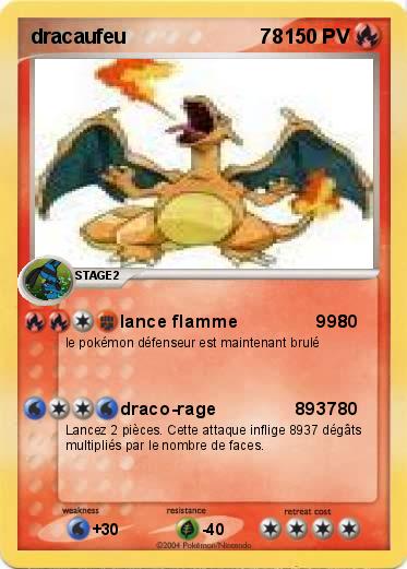 Pokemon dracaufeu                        78