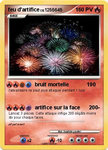 Pokemon feu d'artifice