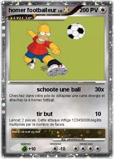 Pokemon homer footballeur