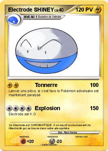 Pokemon Electrode SHINEY