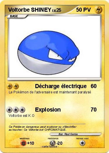 Pokemon Voltorbe SHINEY