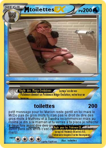 Pokemon toilettes