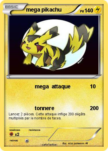 Pokemon mega pikachu