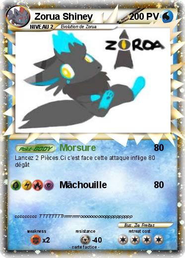 Pokemon Zorua Shiney