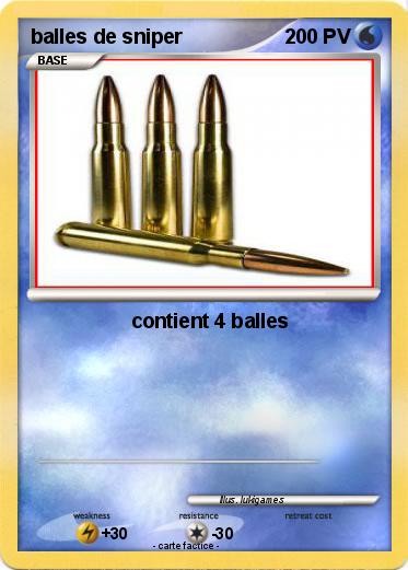 Pokemon balles de sniper