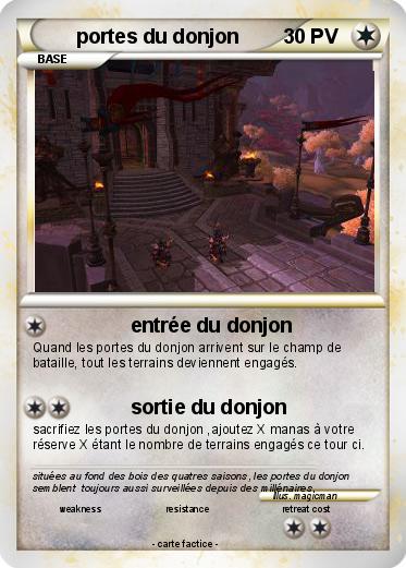 Pokemon portes du donjon