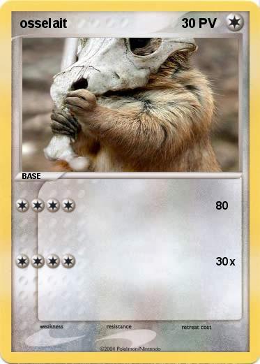 Pokemon osselait