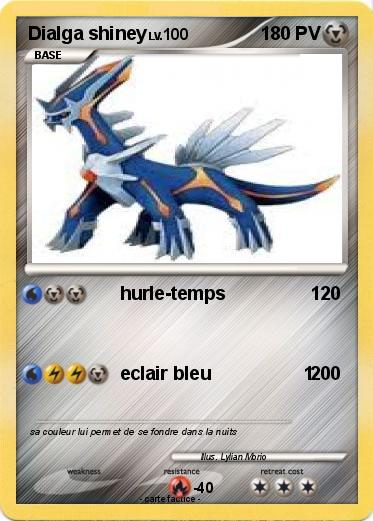 Pokemon Dialga shiney