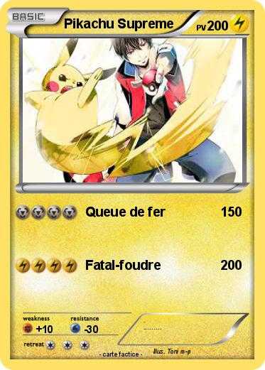 Pokemon Pikachu Supreme