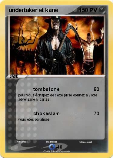 Pokemon undertaker et kane