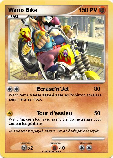 Pokemon Wario Bike
