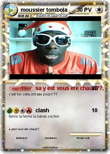 Pokemon moussier tombola