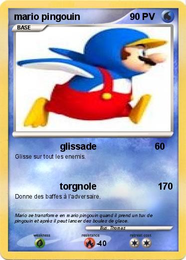 Pokemon mario pingouin