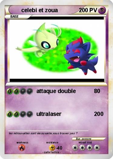 Pokemon celebi et zoua