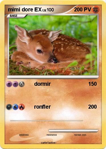 Pokemon mimi dore EX