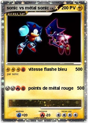Pokemon sonic vs métal sonic