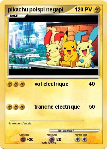 Pokemon pikachu poispi negapi