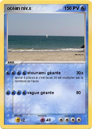 Pokemon océan niv.x