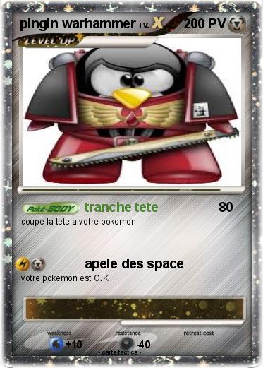 Pokemon pingin warhammer