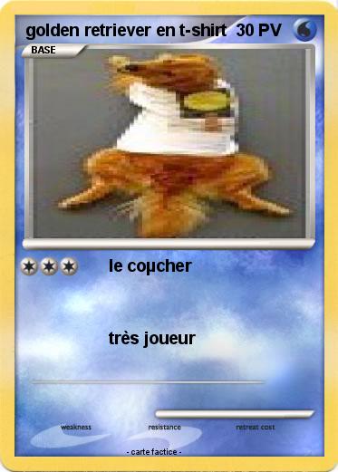 Pokemon golden retriever en t-shirt